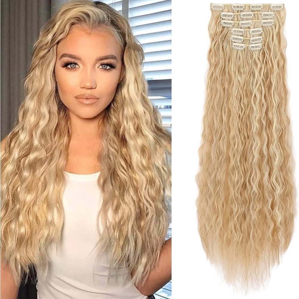 24 inch mermaid curly wave hair extensions